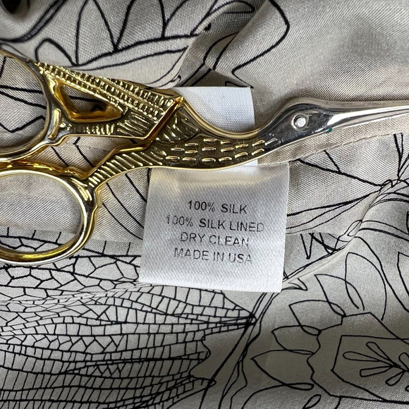 Lela Rose Emerald Green Silk Sheath Dress Size 6 - Picture 10 of 11